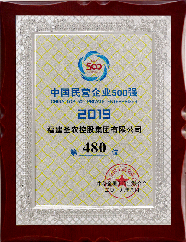 2019（博天堂网站集团）中国民营企业500强